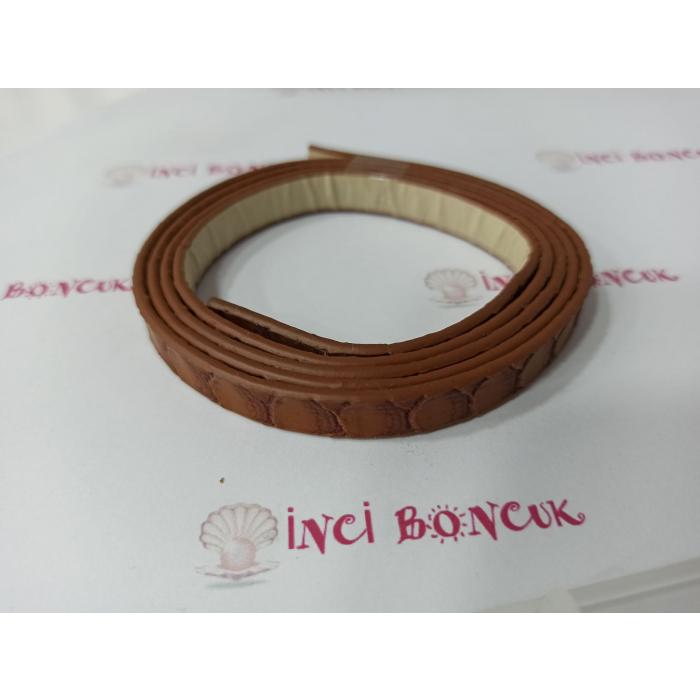 10mm Suni Yassı Deri (Metre Fi...