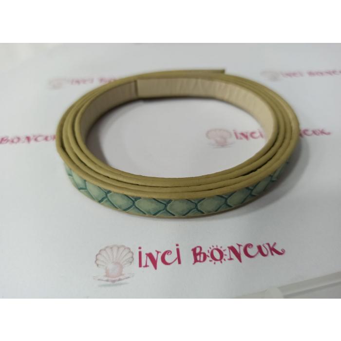 10mm Suni Yassı Deri (Metre Fi...