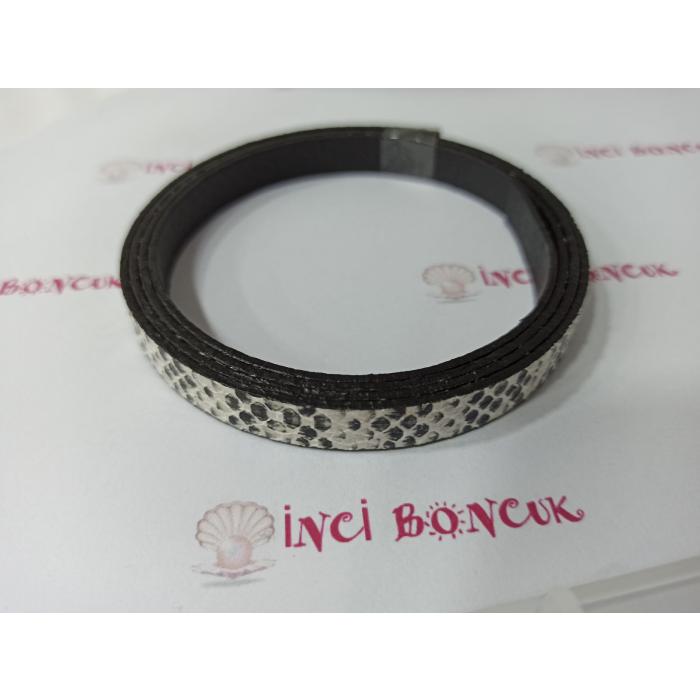 10mm Suni Yassı Deri (Metre Fi...