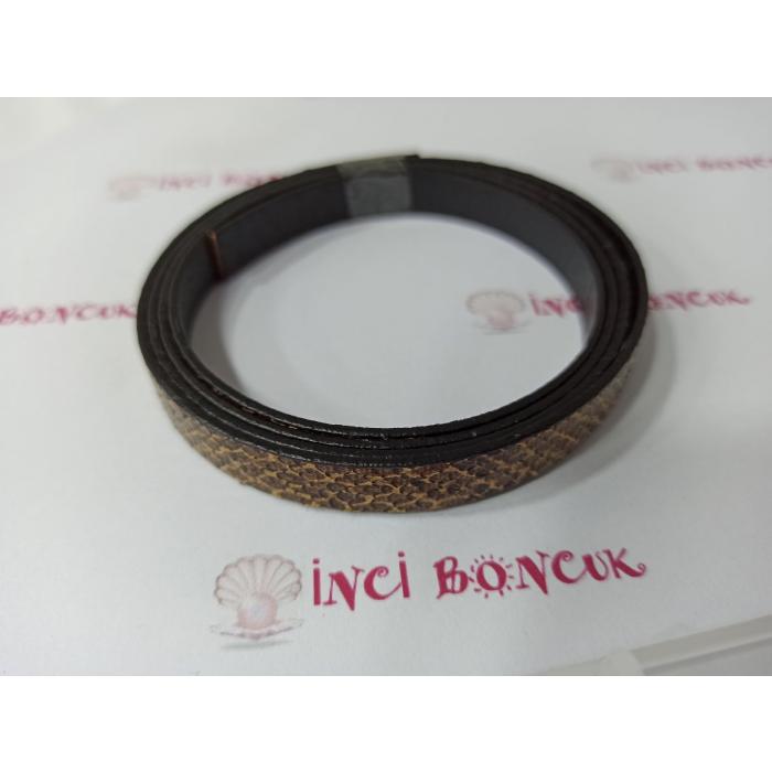 10mm Suni Yassı Deri (Metre Fi...