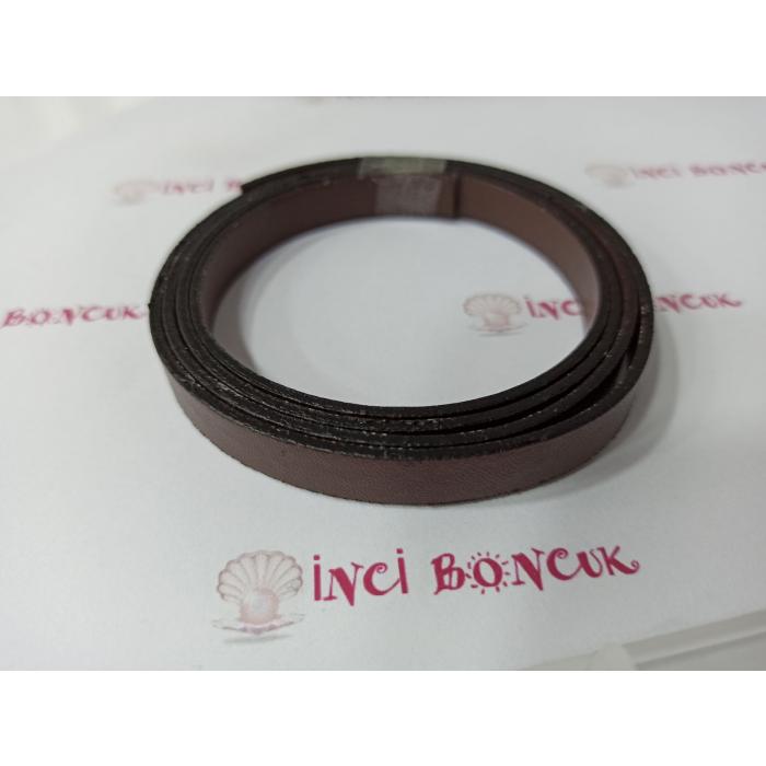 10mm Suni Yassı Deri (Metre Fi...