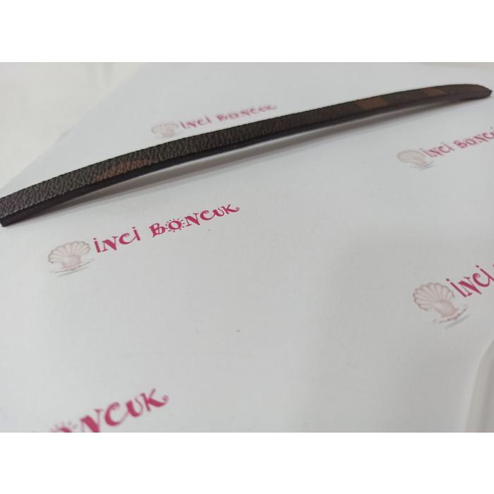 KAMÜFİLAJ 10mm Yassı Hakiki Deri (20cm uzunluğunda) No: 17
