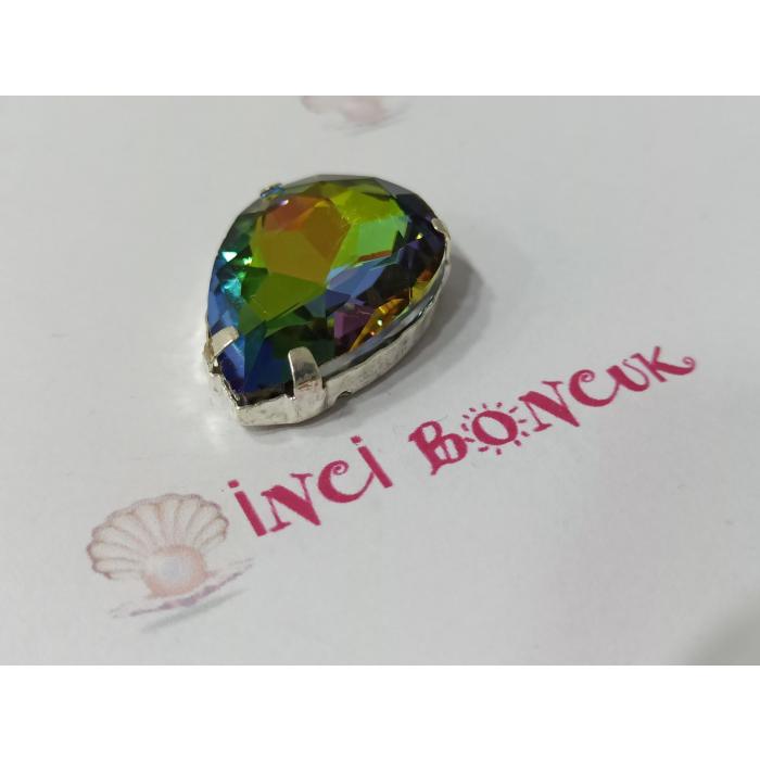 20x30mm Kasalı Rivoli Kristal Taş No: 1