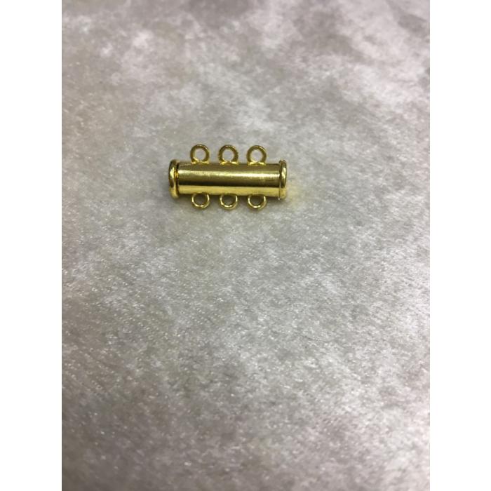 3'lü Gold Renk Sürgülü Mıknatıslı Kapamalar