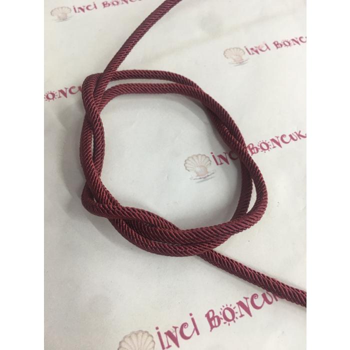 3mm Burgu KORD İp Kolye Kordonu (Metre Fiyatıdır) No: 12