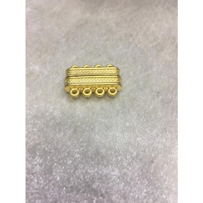4 Delikli Gold Renk Mıknatıslı Kapama