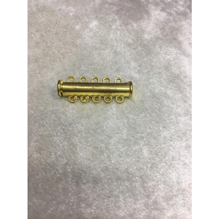 5'li Gold Renk Sürgülü Mıknatıslı Kapamalar