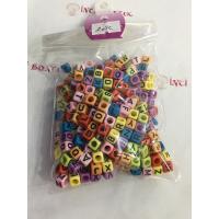 6mm*6mm Küp Harf Boncuklar No:11 (MİX) 50 GRAMLIK KARIŞIK PAKETLER İÇİNDE 300 BONCUK ADET VAR. 6mm*6mm Küp Harf Boncuklar No:11 (MİX) 50 GRAMLIK KARIŞIK PAKETLER İÇİNDE 300 BONCUK ADET VAR.