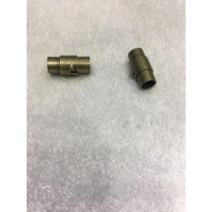 6mm Antik Yeşil Renk Kilitli Mıknatıslı Klips