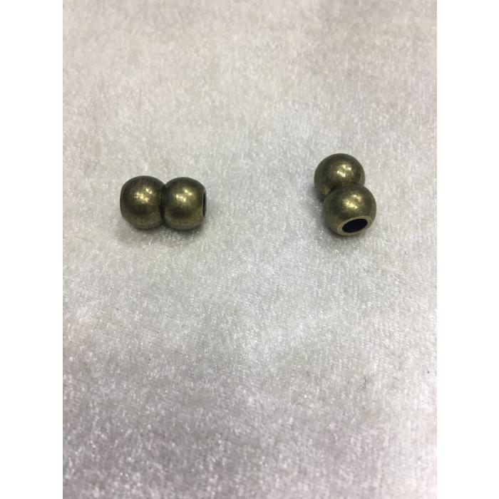 6mm Antik Yeşil Renk Top Mıknatıslı Klips