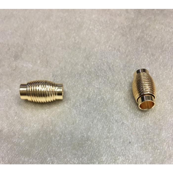 6mm Gold Renk Tırtıklı Mıknatıslı Klips
