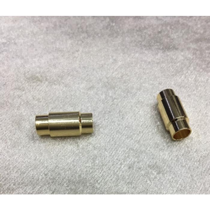 6mm Gold Renk Düz Mıknatıslı Klips
