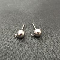 6mm Gümüş Renk Küpe Klipsi No: 34 6mm Gümüş Renk Küpe Klipsi No: 34