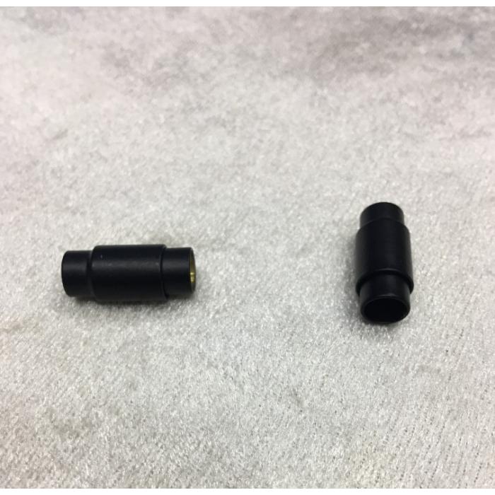 6mm Mat Siyah Renk Düz Mıknatıslı Klips