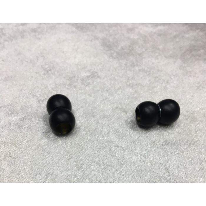 6mm Mat Siyah Renk Top Mıknatıslı Klips