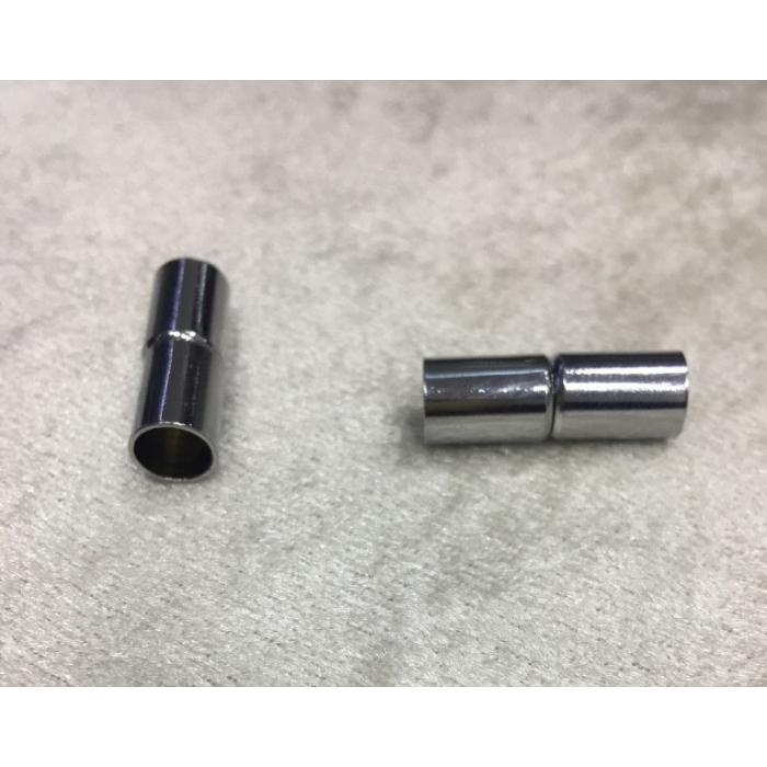 6mm Koyu Gümüş Renk Mıknatıslı Kapama