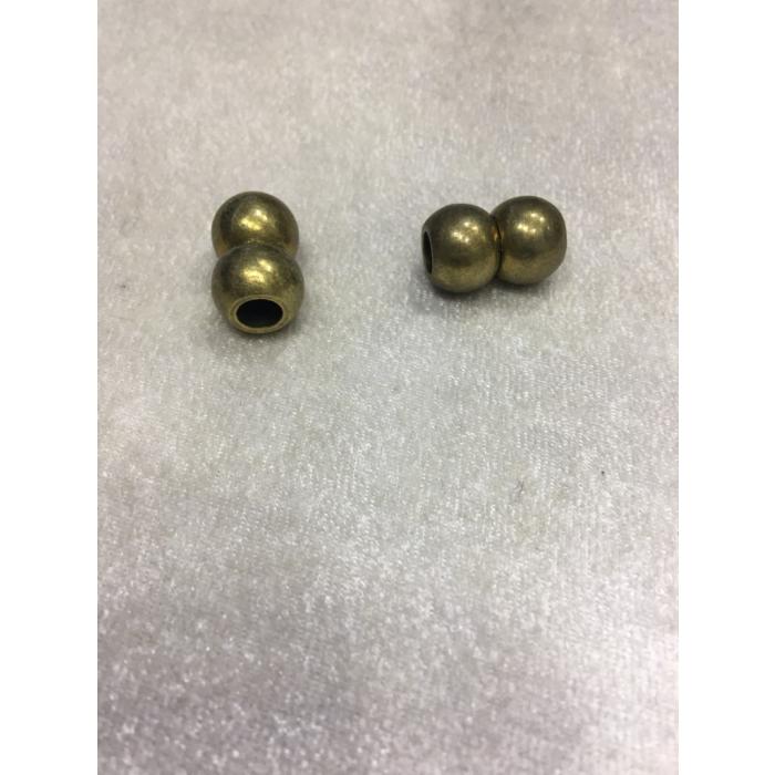 7mm Antik Yeşil Renk Top Mıknatıslı Klips