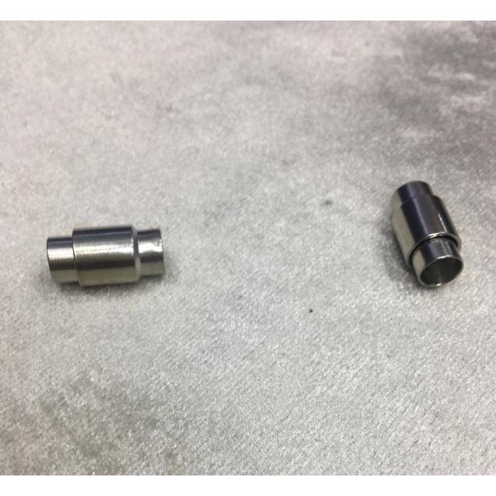 7mm Gümüş Renk Düz Mıknatıslı Klips