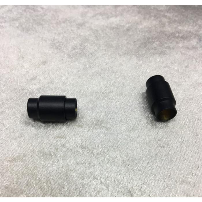 7mm Mat Siyah Renk Düz Mıknatıslı Klips