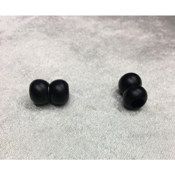 7mm Mat Siyah Renk Top Mıknatıslı Klips