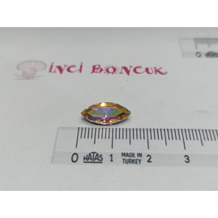 7x15mm Yapıştırma Rivoli Kristal Taş No: 9