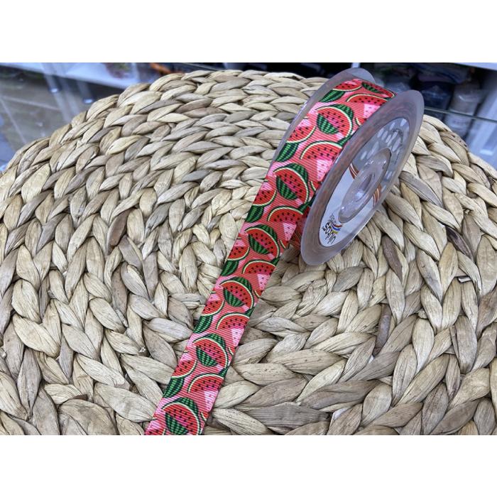 BASKILI KURDELE 2,5 CM / 1 METRE