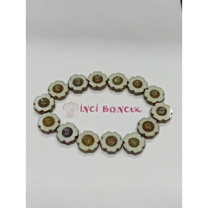 Büyük Boy 15mm Çapında Çek Kristal Boncuklar No: 15 (Adet Fiyatıdır)