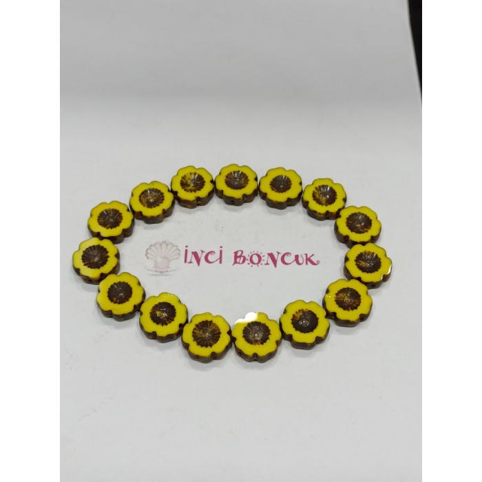 Büyük Boy 15mm Çapında Çek Kristal Boncuklar No: 16 (Adet Fiyatıdır)