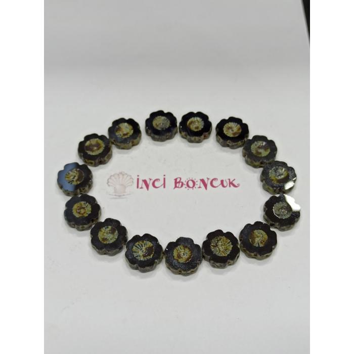 Büyük Boy 15mm Çapında Çek Kristal Boncuklar No: 19 (Adet Fiyatıdır)