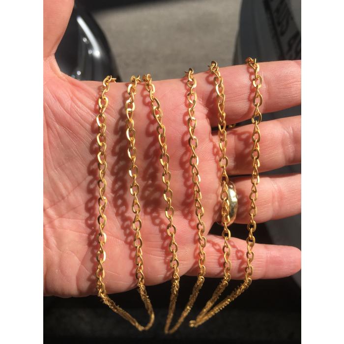 Gold Kaplama Zincir No: 10