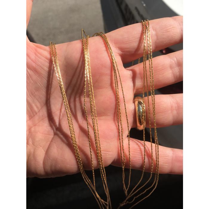 Gold Kaplama Zincir No: 19