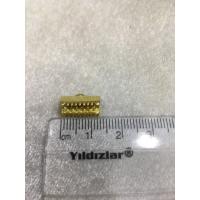 (ADET FİYATIDIR) Gold Renk 1.2cm Timsah Ka... (ADET FİYATIDIR) Gold Renk 1.2cm Timsah Ka...
