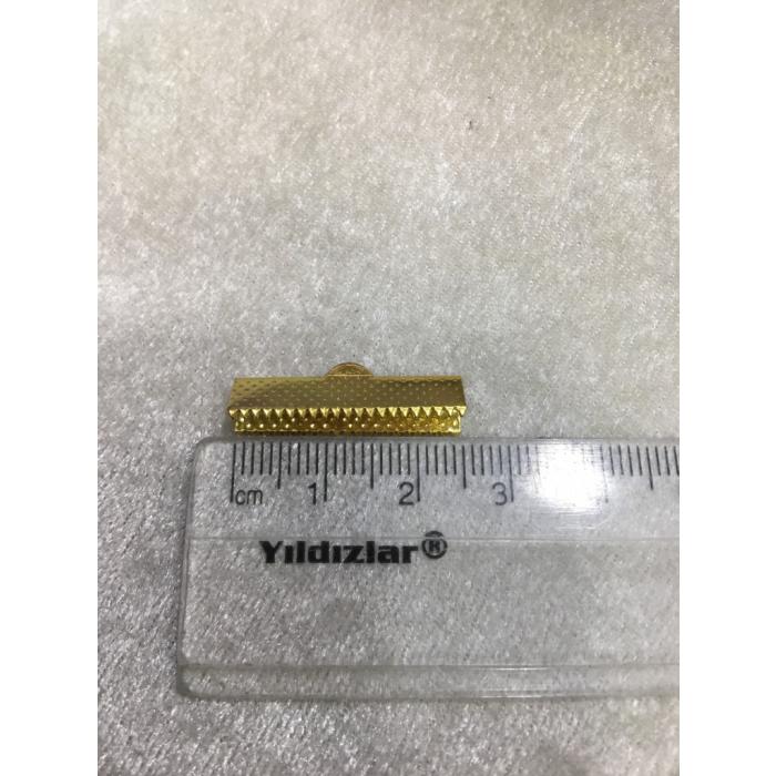 (ADET FİYATIDIR) Gold Renk 2.5cm Timsah Ka...
