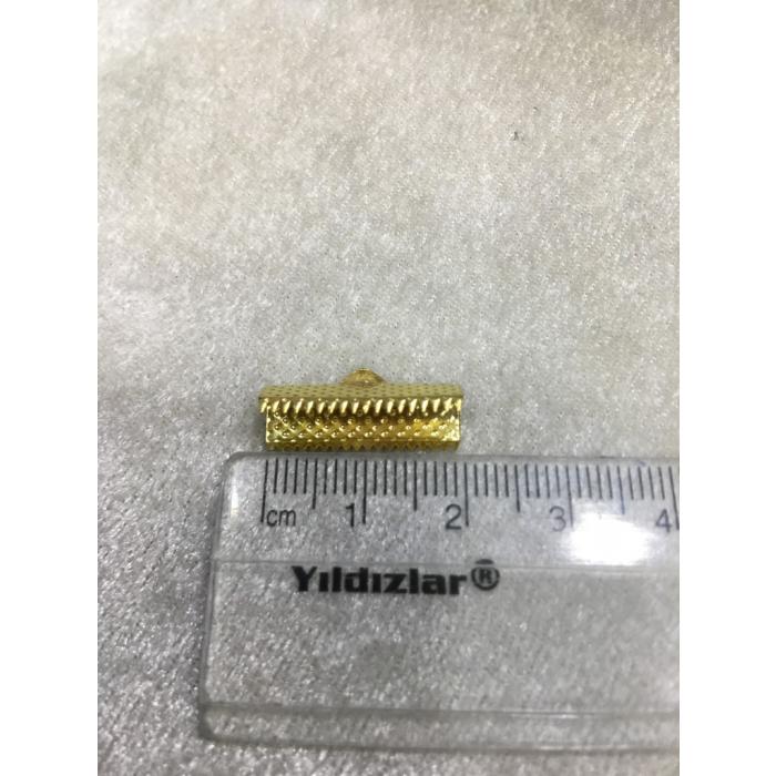 (ADET FİYATIDIR) Gold Renk 2cm Timsah Kapa...