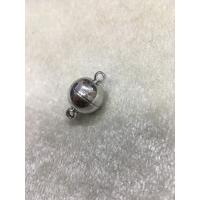 Gümüş Renk 10mm Mıknatıslı Yuvarlak Kapama Düz Gümüş Renk 10mm Mıknatıslı Yuvarlak Kapama Düz