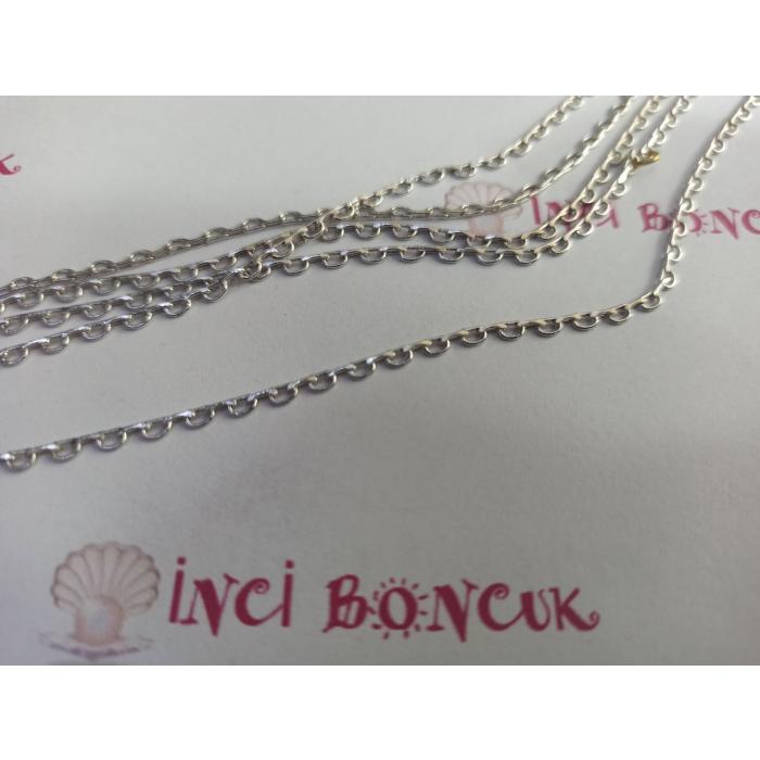 Gümüş Renk Zincir No: 15