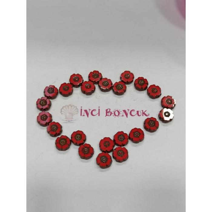 Küçük Boy 9mm Çapında Çek Kristal Boncuklar No: 7 (Adet Fiyatıdır)