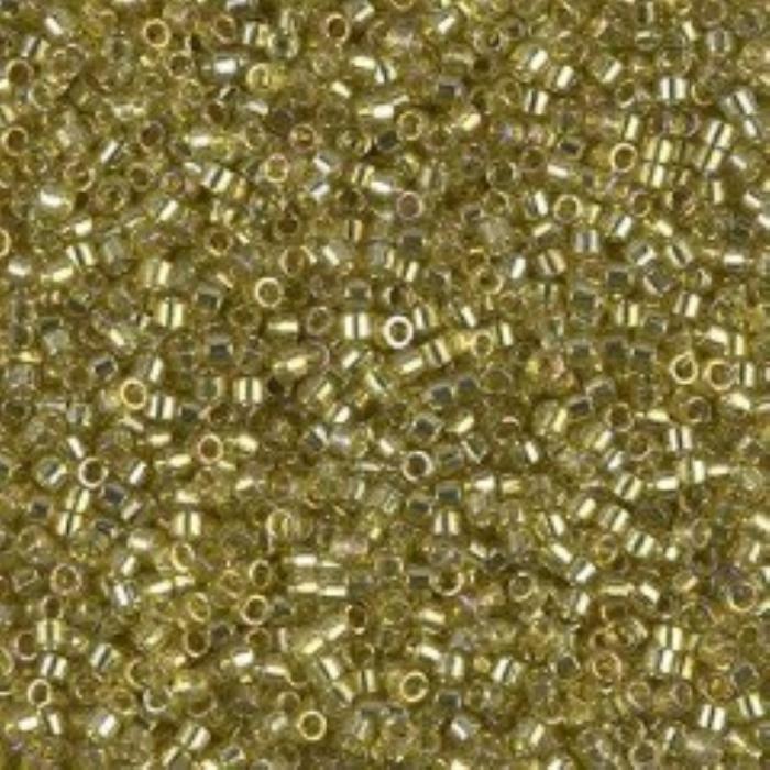 No: 108 Miyuki Delica 11/0 DB124 (5 Gram) Yeşil Şeffaf Işıltılı