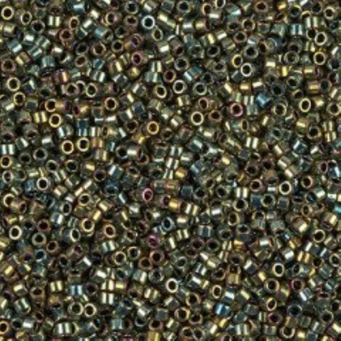 No: 20 Miyuki Delica 11/0 DB24 Metalik Yeşil (5 Gram)