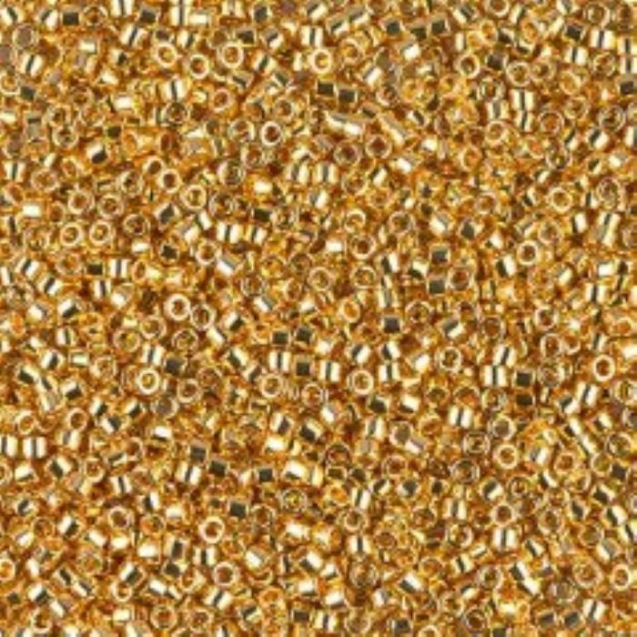 No: 25 Miyuki Delica 11/0 DB31 (5 Gram) Koyu Altın Kaplama (24 Ayar Altın Kaplama)