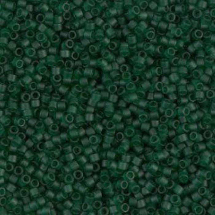 No: 165 Miyuki Delica 11/0 DB767 Mat Yeşil Şeffaf (5 Gram)