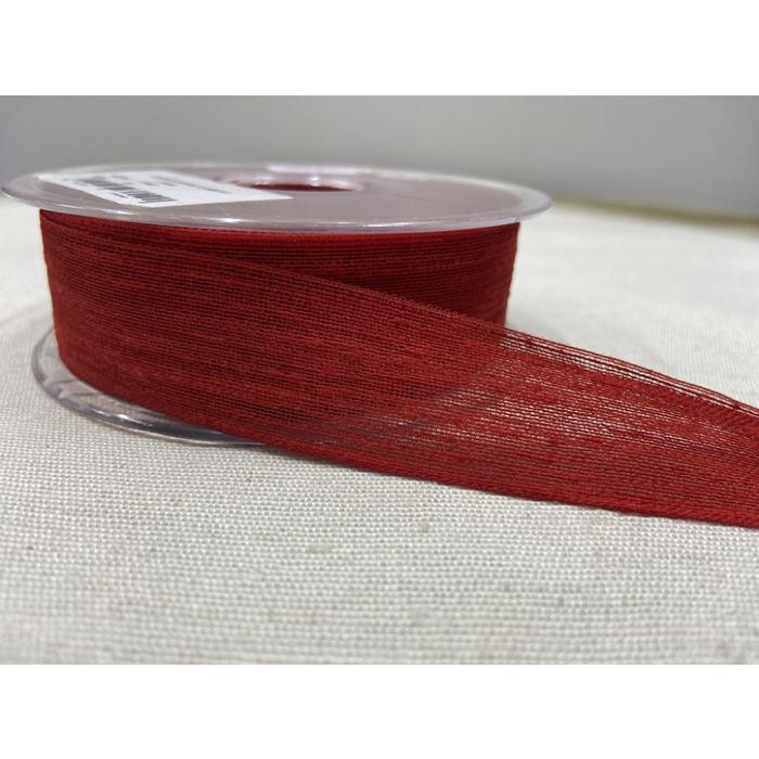 NOPELİ KURDELE KIRMIZI 2,5 CM / 1 METRE