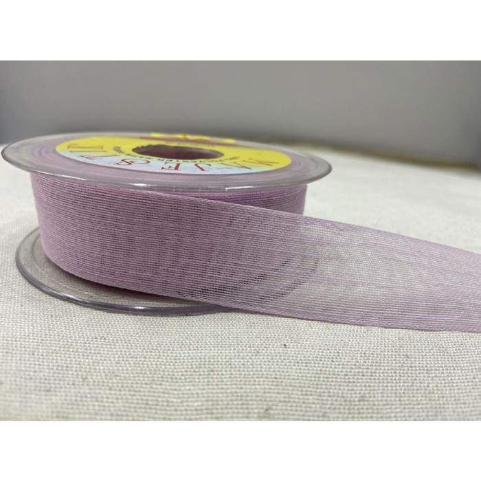 NOPELİ KURDELE PUDRA PEMBE 2,5 CM / 1 METRE