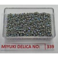 No: 339 Miyuki Delica 11/0 DB168 Rainbow Yeşil (5 gram) No: 339 Miyuki Delica 11/0 DB168 Rainbow Yeşil (5 gram)