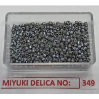 No: 349 Miyuki Delica 11/0 DB268 Gri (5 gram) No: 349 Miyuki Delica 11/0 DB268 Gri (5 gram)