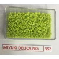 No: 352 Miyuki Delica 11/0 DB733 Opak Açık Yeşil (5 gram) No: 352 Miyuki Delica 11/0 DB733 Opak Açık Yeşil (5 gram)