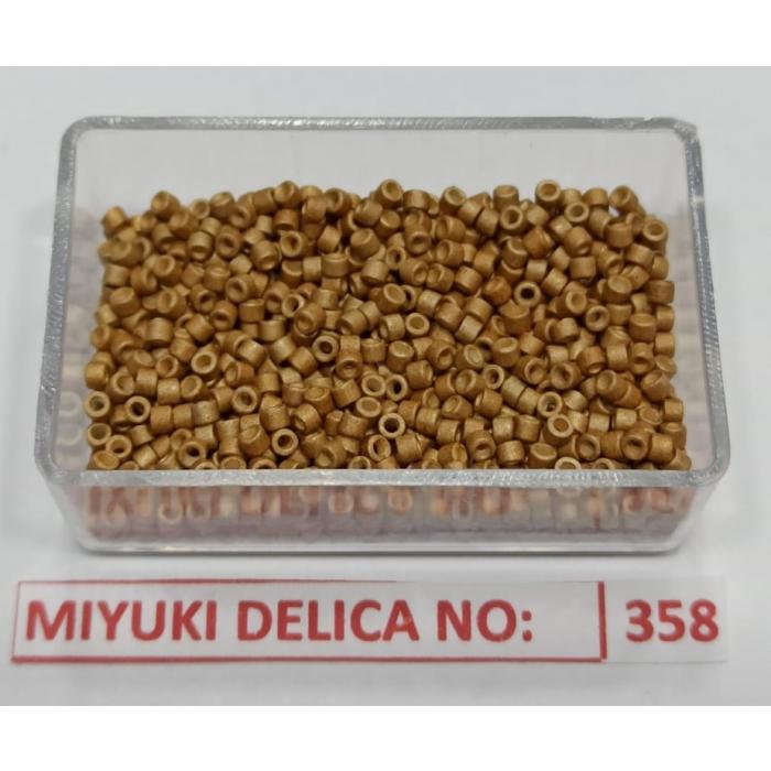 No: 358 Miyuki Delica 11/0 DB1163 Galvaniz Mat Kahve (5 gram)