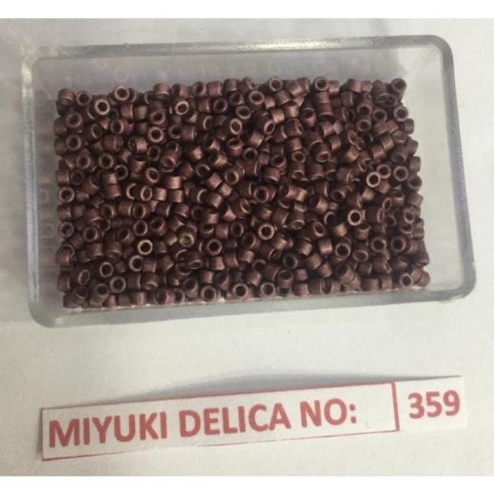 No: 359 Miyuki Delica 11/0 DB1167 Galvaniz Mat Kahve (5 gram)