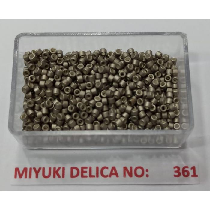 No: 361 Miyuki Delica 11/0 DB1159 Mat Kaplama Kalay Rengi (5 gram)