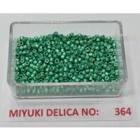 No: 364 Miyuki Delica 11/0 DB1182 Mat Kaplama Yeşil (5 gram) No: 364 Miyuki Delica 11/0 DB1182 Mat Kaplama Yeşil (5 gram)
